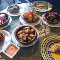 Various warm tapas at Gaudi's in Amersfoort