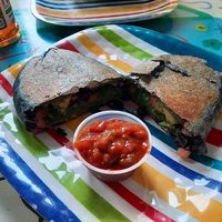 vegan burrito!  at Lisa's Legit Burritos in Augusta