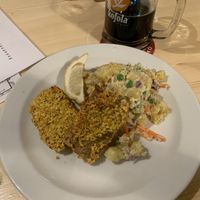 Schnitzel vegan  at Střecha in Prague