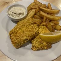 Schnitzel at Střecha in Prague