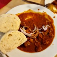 Goulash at Střecha in Prague
