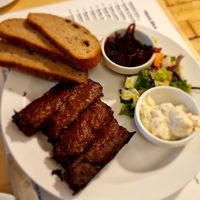 Ribs at Střecha in Prague