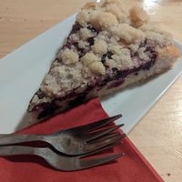 Cake at Střecha in Prague