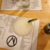 frozen margarita at Střecha in Prague