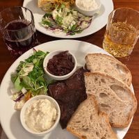 Žebříčky and kebab  at Střecha in Prague