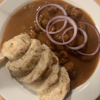 Goulash  at Střecha in Prague