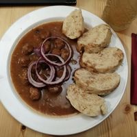 Gulasch at Střecha in Prague