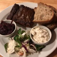 vegan ribs  at Střecha in Prague