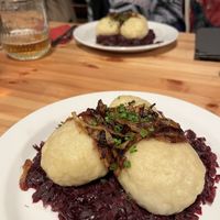 Dumplings   at Střecha in Prague
