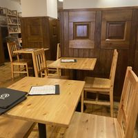 Seating   at Střecha in Prague