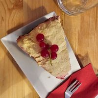 Cake at Střecha in Prague