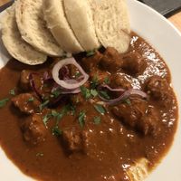 Goulash  at Střecha in Prague