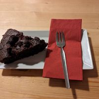 Chocolate and Raspberry Torte at Střecha in Prague