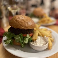 Chilli burger  at Střecha in Prague