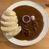 Goulash  at Střecha in Prague