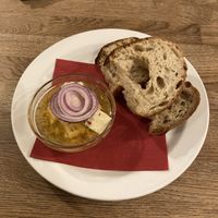 Tofu Pickled In Oil with Bread - 9.5/10  at Střecha in Prague