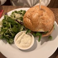 Burger  at Střecha in Prague
