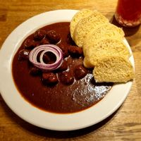 Goulash at Střecha in Prague