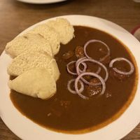Gulasch   at Střecha in Prague