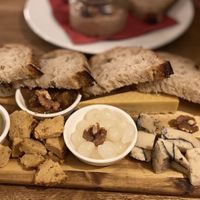 Cheese platterr  at Střecha in Prague