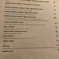 100% vegan  at Střecha in Prague