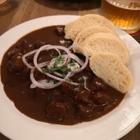 Budvar goulash 10/10 at Střecha in Prague
