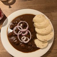 Goulash   at Střecha in Prague