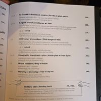 Entrée section, continued at Střecha in Prague