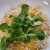 Tuesday lunch menu - pumpkin risotto 👌 at Střecha in Prague