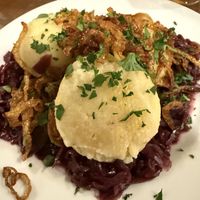 Stuffed Dumplings  at Střecha in Prague