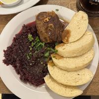 No duck with dumplings at Střecha in Prague