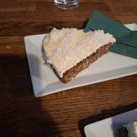 Coconut Cake (crazily tasty) at Střecha in Prague