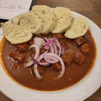 Budvarský Guláš at Střecha in Prague