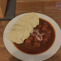 Goulash at Střecha in Prague