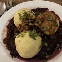 Dumplings   at Střecha in Prague