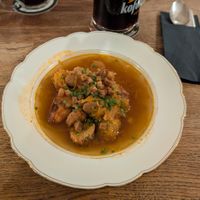 Sauerkraut soup at Střecha in Prague