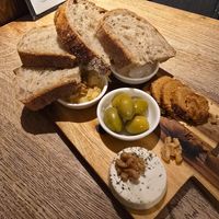 vgn cheese board at Střecha in Prague