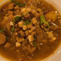 Sauerkraut with potatoes and vgn sausage - entry at Střecha in Prague