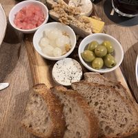 Cheese board  at Střecha in Prague
