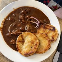Gulasch  at Střecha in Prague