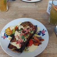 Eggplant Steak at Střecha in Prague