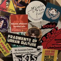 Sticker in Toilette cabin😄 at Střecha in Prague