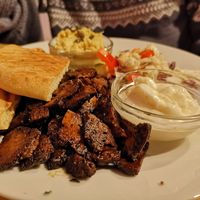 Kebab with garlic mayo! at Střecha in Prague