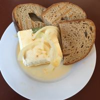 Pickled tofu  at Střecha in Prague