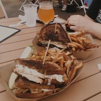 The sandwiches were terrible, but the fries were very good. at County Fare in Wappingers Falls