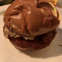 Vegan schnitzel  at The Dankness Dojo by Modern Times Beer in Los Angeles