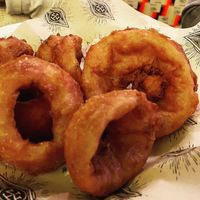 Onion rings at The Dankness Dojo by Modern Times Beer in Los Angeles