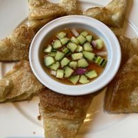 Appetizer. Star Potato Puff at Jhanjay - Wallingford in Seattle