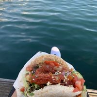 Falafel at Maoz in Barcelona