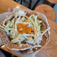 Falafel Pocket at Maoz in Barcelona